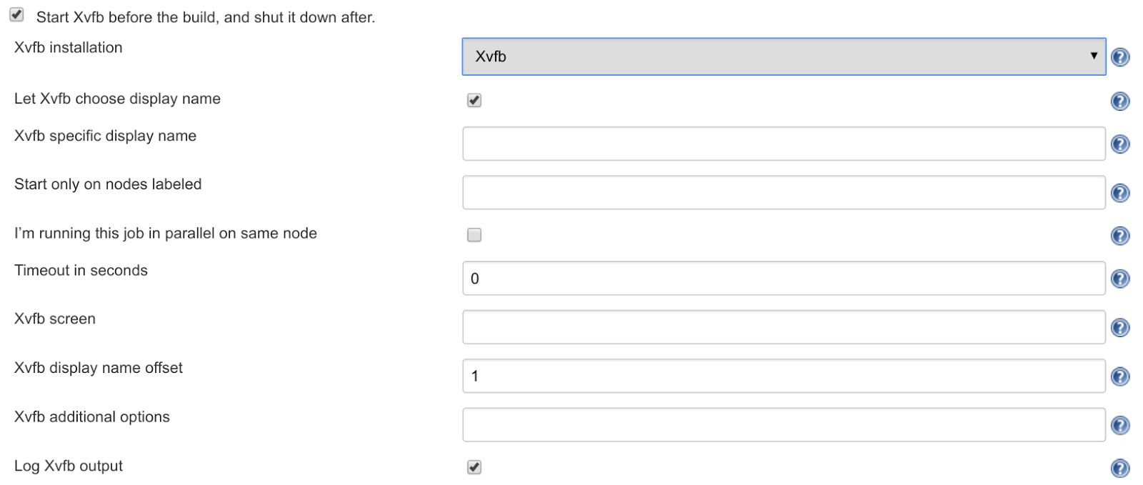 Jenkins Test headless