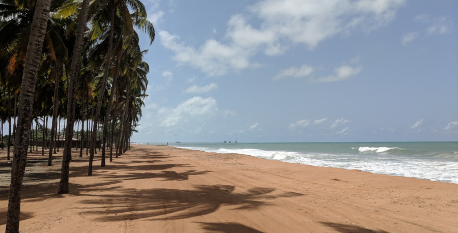 Océan atlantique au Togo