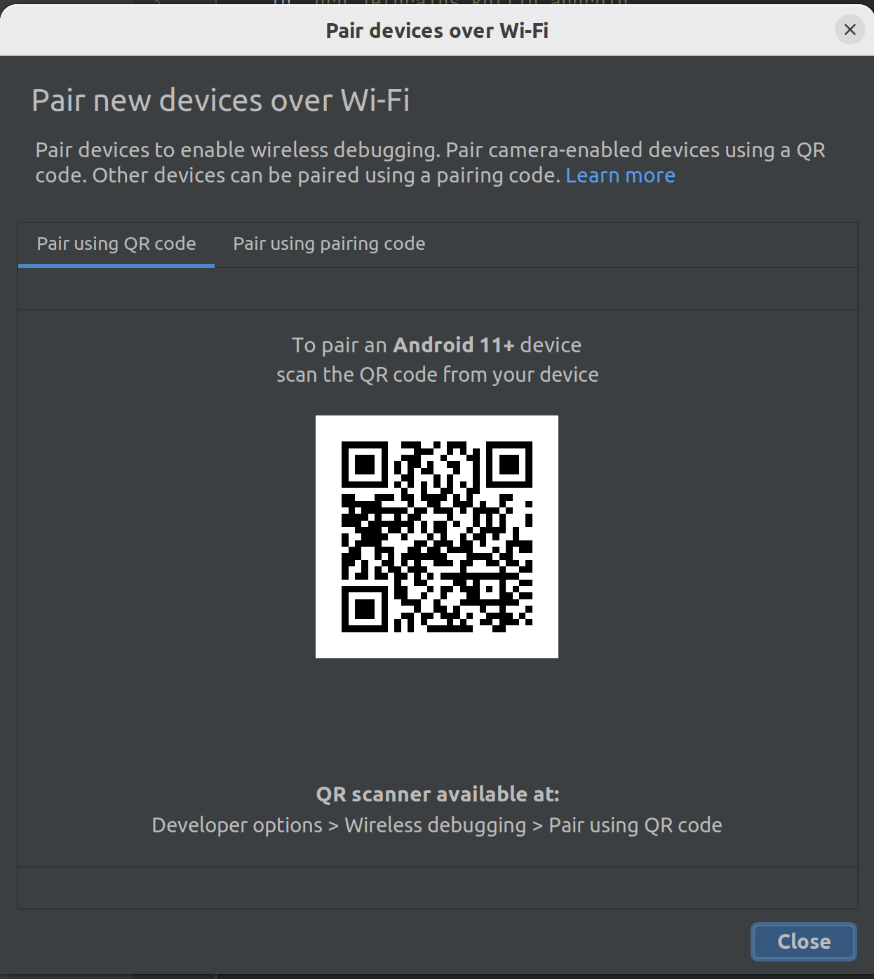Pair devices using Wifi