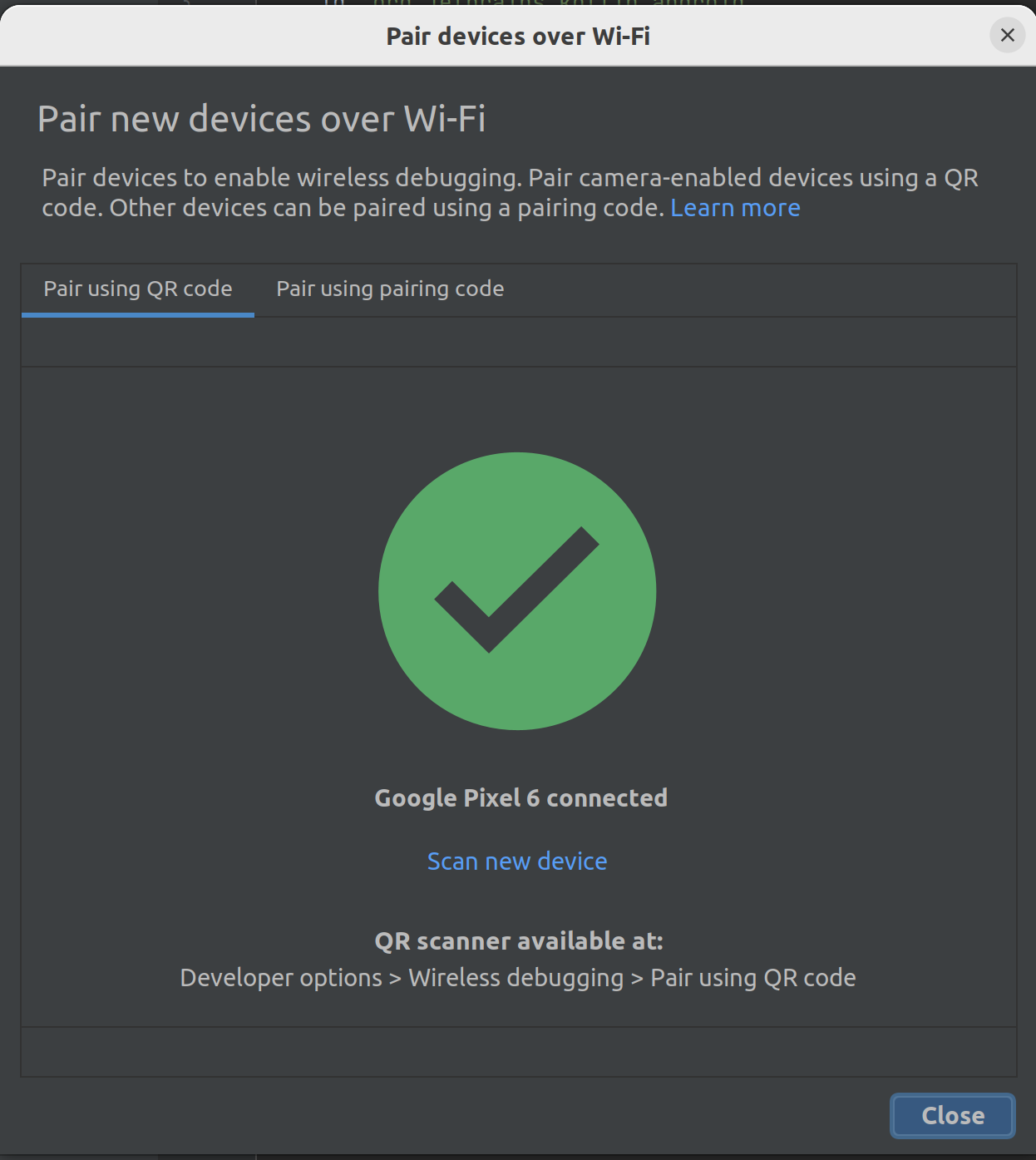 Pair devices using Wifi