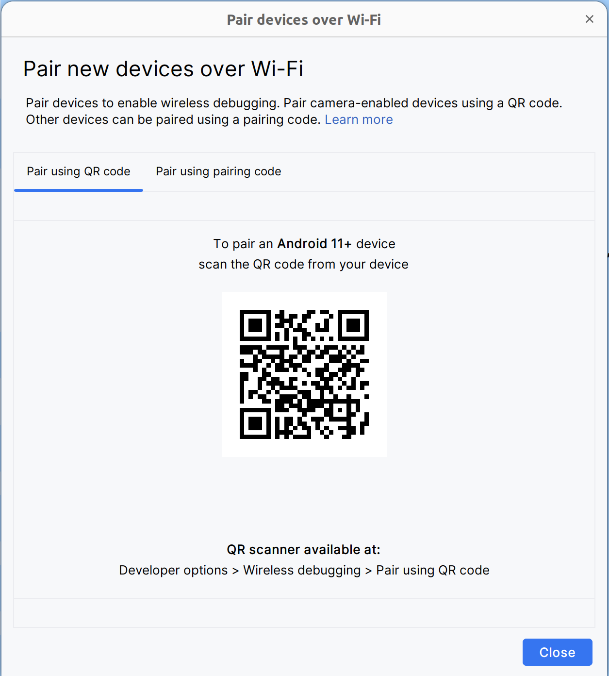 Pair devices using Wifi