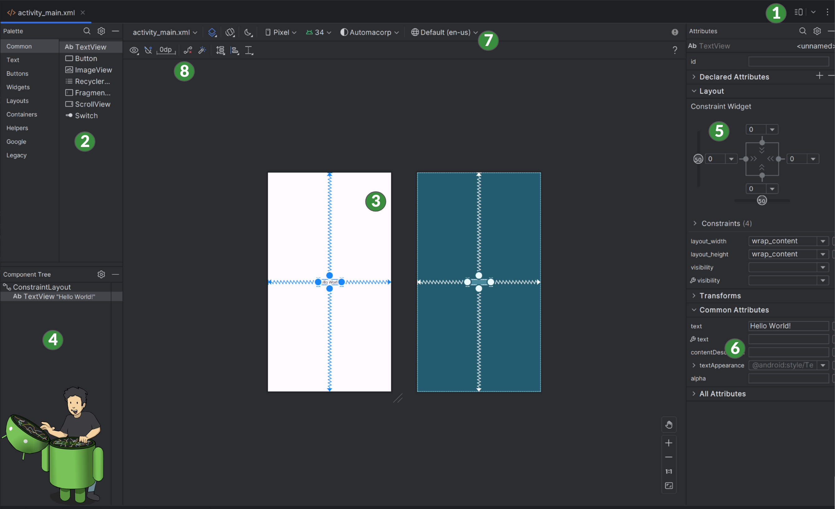 Android Studio Layout Editor